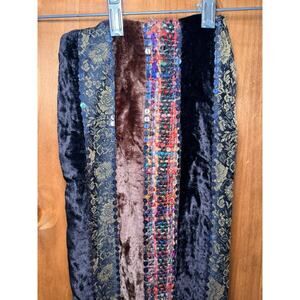 Alexia Crawford Scarf Multiple Colors And Fabric Patterns L:59” W:9.5”